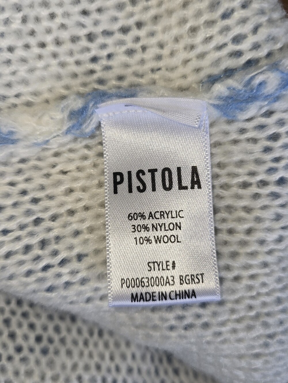 Pistola Moa Striped Bubble Sweater in Blue & Gradient Stripe S - Picture 7 of 8